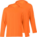 ProtectX High Visibility Sun Protection Lightweight Long Sleeve Hoodie, UPF 50+ Quick-Dry, SPF UV Shirt, Active Wear