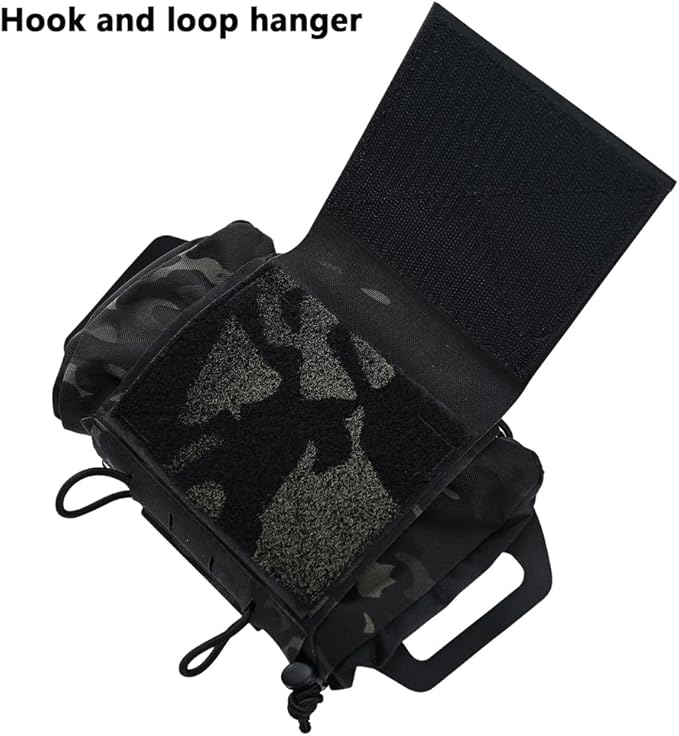 SABADO Rapid/Quick Deploy First Aid Kit Pack Tactical IFAK Pouch Two-Piece System Med Roll Carrier Hypalon Handle Outdoor Sport Hunting Bag
