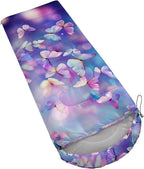 QOOMO Animals Camping Sleeping Bags,3 Season Warm & Cool Weather,Lightweight,Waterproof Sleeping Bags for Adults & Kids,Traveling,and Outdoors,Camping Gear Equipment