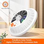 USB Solar Camping Light Remote Tent Light 2 Pack - 4000LM Portable LED Rechargeable Camping Lantern Hanging Waterproof Emergency Light for Camping, Hiking, Power Failure, Hurricane (120 LEDs)