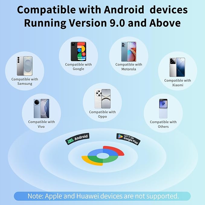 Tracker Tag for Android 4 Pack Luggage Tracker Tags Compatible with Google Find Hub App (Android Only) Bluetooth Tracker Key Finder and Item Locator for Wallets, Backpack, Suitcases-Black