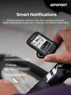 iGPSPORT BSC200S GPS Bike Computer, Wireless Route Navigation 2.4'' Screen Bluetooth ANT+ Cycle Computer IPX7 Waterproof