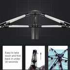 Oileus X-Large 4 Person Beach Tent Sun Shelter - Portable Sun Shade Instant Tent for Beach with Carrying Bag, Stakes, 6 Sand Pockets, Anti UV for Fishing Hiking Camping, Waterproof Windproof, Sky Blue