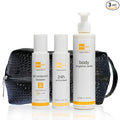Cicamed Stressed Skin Relief Kit - Travel Skincare Set with SPF 30 Face Sunscreen, Face Moisturizer for Dry Skin & Hydrating Body Lotion - After Sun lotion- Made in Sweden – 10.4 fl. oz. (310 ml)