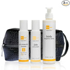 Cicamed Stressed Skin Relief Kit - Travel Skincare Set with SPF 30 Face Sunscreen, Face Moisturizer for Dry Skin & Hydrating Body Lotion - After Sun lotion- Made in Sweden – 10.4 fl. oz. (310 ml)