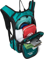 15L Insulated Hydration Backpack Pack with 2L Water Bladder Lightweight Hiking Backpack Bag for Women Men Daypack for Hiking Running Festival Camping Biking