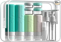 INSFIT 23 Pack Travel Bottles for Toiletries, TSA Approved Silicone Travel Size Toiletries with Toiletry Bag, BPA Free Leak Proof Refillable Travel Essentials for Liquids Shampoo Conditioner Lotion