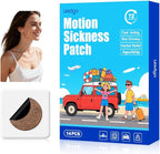 Motion Sickness Patches (14 Count) for Car and Boat Rides, Ships, Cruise and Airplane & Other Forms of Transport - Travel Essentials