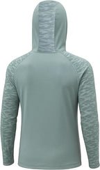 Permethrin Insect Repellent Mens Athletic Hoodies Long Sleeve Fishing Shirts SPF 50+ UV Sun Shirt Protection Rash Guard