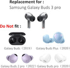 Replacement Silicone Eartips Earbuds Tips Set for Samsung Galaxy Buds 3 Pro Accessories Headphones Ear Tips,6 Pairs (3 Sizes S/M/L) (Gray)