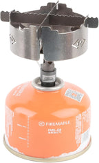 BRS Stove BRS-3000T Stove and Windscreen Ring Combo Set with Cross-stand Titanium Windshield Camp Stove Wind Screen with Storage Box for Camping Hiking Backpacking