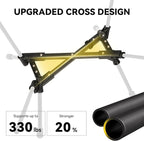 TOBTOS Ultralight Camping Chair, Portable Folding Backpacking Chair, Compact Camping Chair with Carry Bag for Outdoor Camp Hiking Backpack Beach Travel (Black)