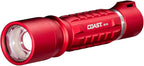 Coast XP11R 2600 Lumen USB-C Rechargeable LED Flashlight with Slide Focus® and Pure Beam® Focusing Optic, 4 Light Modes, Red