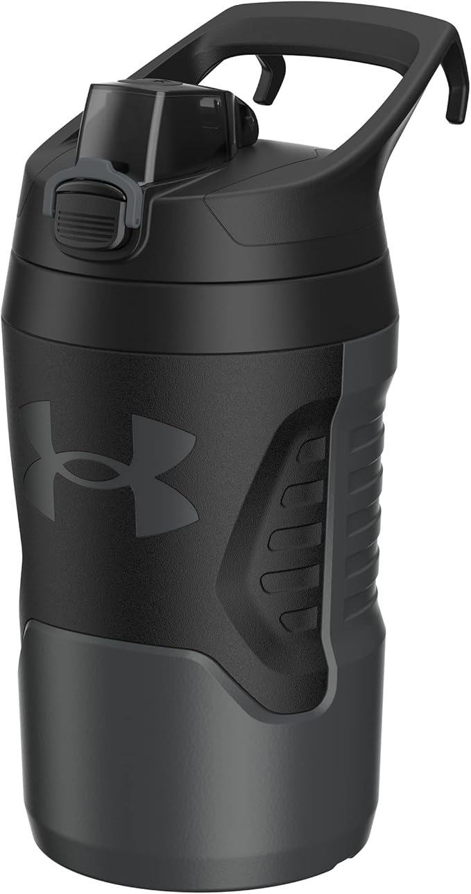 Under Armour 32 oz Insulated Water Bottles - Sports Water Jug with Handle, Fence Hook, Leak Resistant for Baseball, Football & More, 32 oz Water Bottles, Sports Water Bottle Insulated