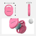Air Tracker Tag-1 Pack [Apple MFI Certified], Smart Bluetooth Tracker Works with Apple Find My (iOS Only, Not for Android), Key Finder and Item Locator Smart Tag for Keys, Luggage, Backpack(Magenta)