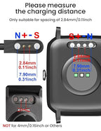 Smart Watch Charger for Letsfit Willful YAMAY VeryFitPro, [ 2-Pack 3.3-Feet ] Replacement Magnetic Watch USB Charging Cable Cord for SW021 SW023 Letsfit ID205L ID205U ID205S SW025 Uwatch 3S 3 2 2S