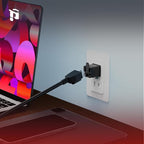 PLUGTUL 2 Prong to 3 Prong Outlet Adapter, Polarized Grounded Outlet Converter, Wall Outlet Plug for Household, Workshops, ETL Listed, 10-Pack, Black