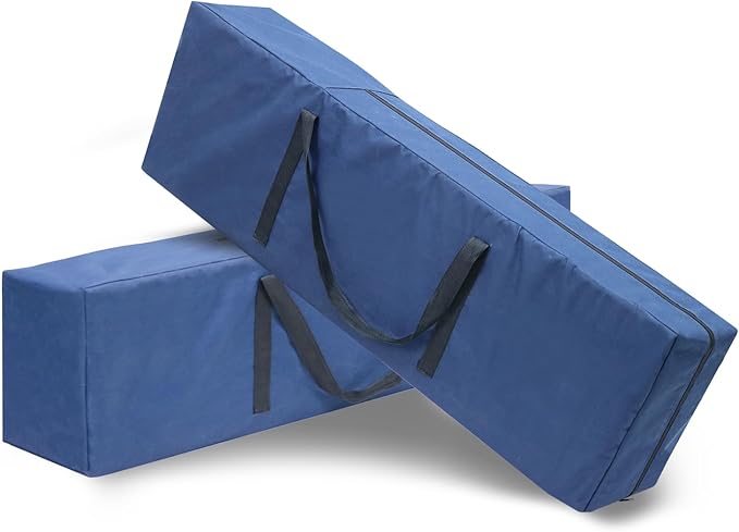 BDL Double Camping Chair Replacement Bag, 40 Inch Extra Large Zippered Cot Bag for Travel Camping Sports Equipment Storage - 2 Pack