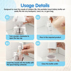 4 in 1 Travel Dispenser Bottle, 4-in-1 Refillable Travel Dispenser Bottles, 4 Pack 30ML Travel Bottles for Toiletries, 2026 New Portable Travel Containers for Shampoo Lotion Conditioner (Green)