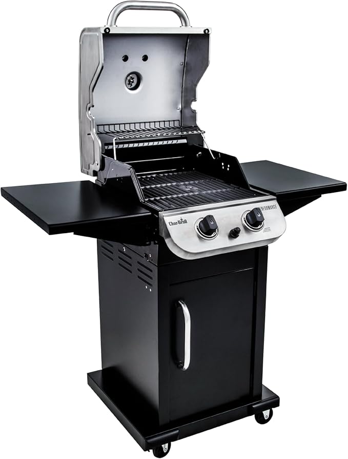 Char-Broil Performance Series Convective 2-Burner Cabinet Propane Gas Stainless Steel Grill - 463673519P1