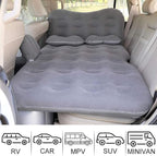 SAYGOGO Inflatable Travel Mattress - Thickened Camping Bed Sleeping Pad with Air Pump, 2 Pillows for SUV, Sedan, Pickup Back Seat - Grey