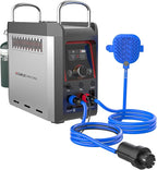 CAMPLUX Nano 3 Max, Portable Propane Water Heater & Shower Pump, Rechargeable Portable Shower System, Instant Hot Water for Camping, Hiking, Glamping & Vacationing