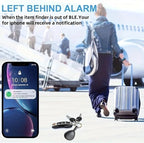 Mini GPS Tracker for Vehicles, Tracking Devices for Cars Hidden, No Subscription Car Tracker Work with Find My (iOS Only), Vehicle Tracker with Audio for Kids, Dogs, Key, Luggage, Bag (Black, 2 Pack)