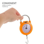TOYANDONA High Precision Electronic Travel Luggage Scale with Spring Hook Compact Handheld Hanging Weight Scale for Suitcases and Bags for Travel Use