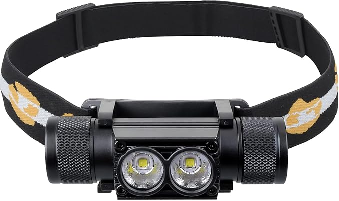 sofirn Headlamp, 1200 Lumen Rechargeable Head Lamp with Bright SST40 LED, Waterproof, for Kids and Adults, for Camping, Running, Hiking, Emergency, Outdoor, Hard Hat