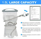 INOXTO Running Hydration Vest Backpack,Lightweight Insulated Pack with 1.5L Water Bladder Bag Daypack for Hiking Trail Running Cycling Race Marathon for Women Men