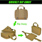 Upgrade Molle Rip Away Ifak Pouch, Tactical Small Belt First Aid Pouch Medical Utility EMT Pouch Only