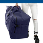 Large Duffel Bag, Waterproof Carry on Weekend Overnight Storage Bag over Luggage for Airline, Travel, Camping, Moving