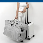 Large Duffel Bag, Waterproof Carry on Weekend Overnight Storage Bag over Luggage for Airline, Travel, Camping, Moving