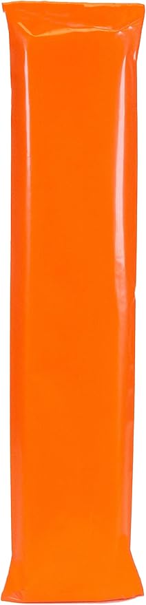 Primacare IS-5116 Padded Wood Splint with Vinyl Casing for Fractured Limbs, Full Arms, Legs, Universal Waterproof Medical Splints for First Aid and Emergency Support, 16", Orange