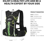 Hydration Pack Backpack，IX INOXTO Running Hydration Vest with 1.5L ( 50 oz) Water Bladder for Men Women，Lightweight Water Backpack for Hiking Cycling Climbing Camping