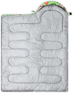 QOOMO Camping Sleeping Bags,3 Season Warm & Cool Weather,Lightweight,Waterproof Sleeping Bags for Adults & Kids,Traveling,and Outdoors,Camping Gear Equipment