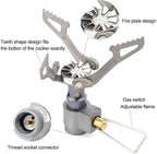 BRS Outdoor BRS-3000T Ultra-Light Titanium Alloy Miniature Portable Picnic Camping Gas Cooking Stove Portable Ultralight Burner 25gram