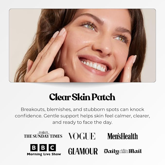 The Patch Collection® - Hydrocolloid Acne Spot Pimple Patch - Invisible Spot Remover Treatment Stickers for Face & Body, Vegan & Cruelty-Free (Pack of 72)