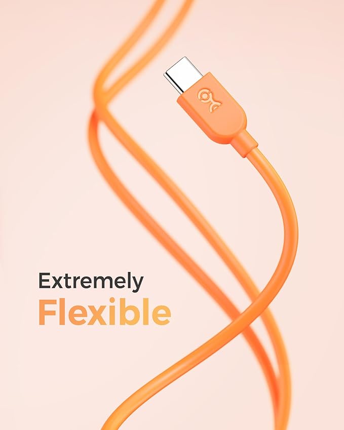 Cable Matters 3-Pack USB A to USB C Cable 6ft in Orange, Blue, Purple, Support Apple CarPlay, Android Auto, USBA to USBC Charging Cable for iPhone 16/15 Pro Max Plus, Galaxy S23