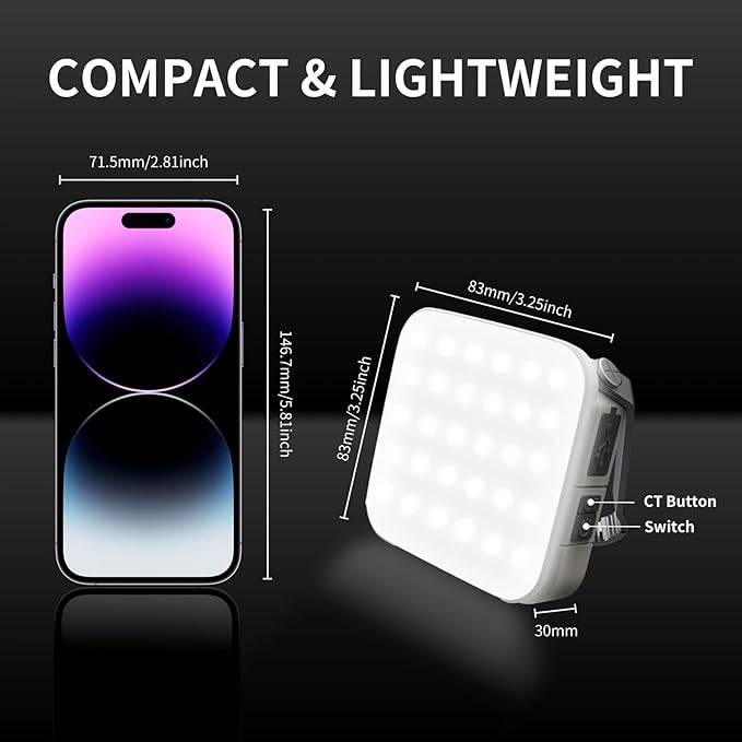 WARSUN Rechargeable Camping Lantern 1000 Lumens, 6000mAh Portable LED Light with Solar Charging, 4 Color Temperatures, 3 Brightness Levels, Hanging Flashlight for Outdoor Use