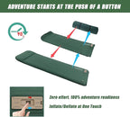 Self Inflating Sleeping Pad, 3.15" Ultra-Thick Memory Foam Camping Pad 4 Season Camping Pad for Easy Inflate&Deflate, 9.5 R-Value Insulated Camping Mattress Pad for Camp Travel Car Tent