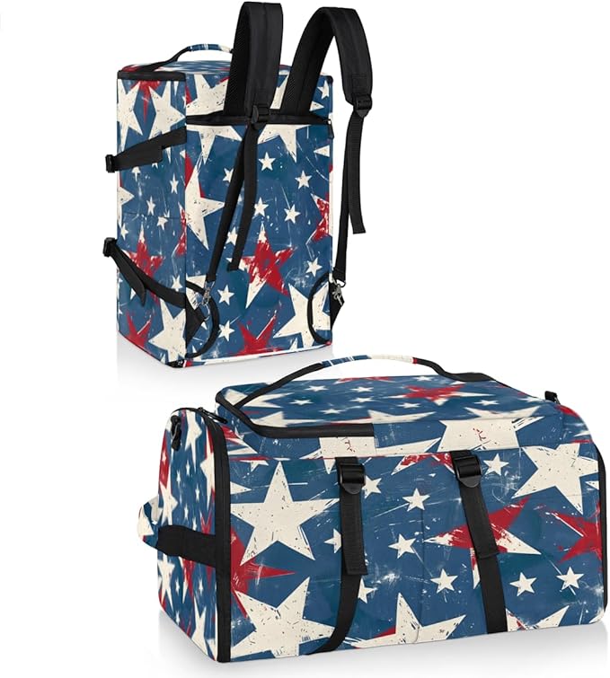 Gym Bag for Men Women with Shoes Compartment Duffle Bag for travel Hiking Waterproof Backpack Fitness Workout(Star)