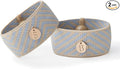Blisslets Acupressure Relief Band - Cartagena Collection - Parentage (Blue/Camel/Gold, Medium - 5 5/8" - 6 5/8")