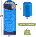 Sleeping Bags for Adults,Kids & Girls-Warm & Cold Weather Lightweight Waterproof Sleeping Bag Backpack with Compact Bag,Great for 3-4 Seasons Hiking,Camping and Outdoor