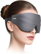 Sleep Eye Mask for Men Women, EVA BELLE Light Blocking Sleeping Mask for Side Sleeper, 3D Contoured Cup Night Blindfold, Lash Extensions 3D Sleeping Mask with Adjustable Strap for Travel, Night & Nap