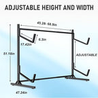 Kayak Rack for Outdoor Storage, Kayak Storage Rack, Adjustable Freestanding Kayak Rack Stand Holder for Paddleboard Surfboard for Indoor, Outdoor
