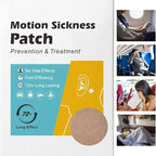 (2026 New) Motion Sickness Patches Non-Drowsy, 100% Natural Motion Sickness Patch(Efficient– Lasts 72 Hours)-for Car Airplane Ship Altitude Sickness(Travel Essentials)-for Adults and Kids(40 Count)