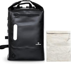 Faraday Bags Dry Bag - Black 30L Waterproof EMP Protection Backpack, RFID Signal Blocking Shield Faraday Dry Bag For Electronic Products Security, Protect Data Devices From Hacking, Tracking