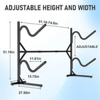 Kayak Rack for Outdoor Storage, Kayak Storage Rack, Adjustable Freestanding Kayak Rack Stand Holder for Paddleboard Surfboard for Indoor, Outdoor