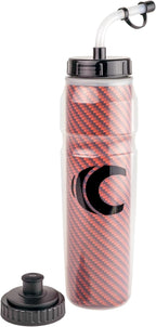 Cannon Sports 28oz Insulated Squeeze Water Bottle with Straw, Leak Proof Lids, 2 lids (Straw and Squeeze), Double Wall Insulation, Wide Mouth, BPA-Free (Orange)